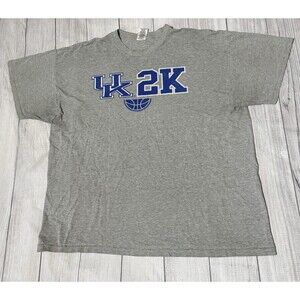Kentucky Wildcats T Shirt UK 2K 2000 Victories Wins Size 2XL XXL JERZEES Tag